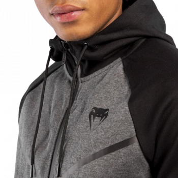 Venum Zip-Hoodie Laser X Connect Dunkelgrau